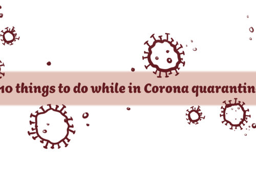 10 things to do while in corona quarantine